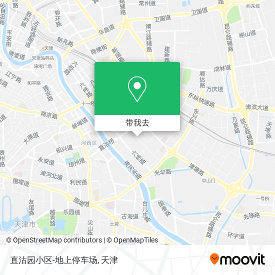 直沽园小区-地上停车场地图