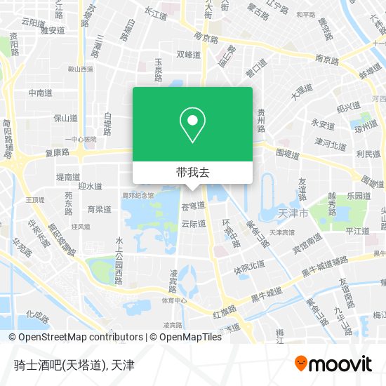 骑士酒吧(天塔道)地图