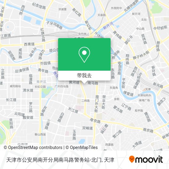 天津市公安局南开分局南马路警务站-北门地图