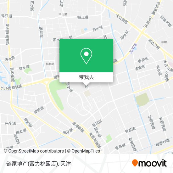 链家地产(富力桃园店)地图