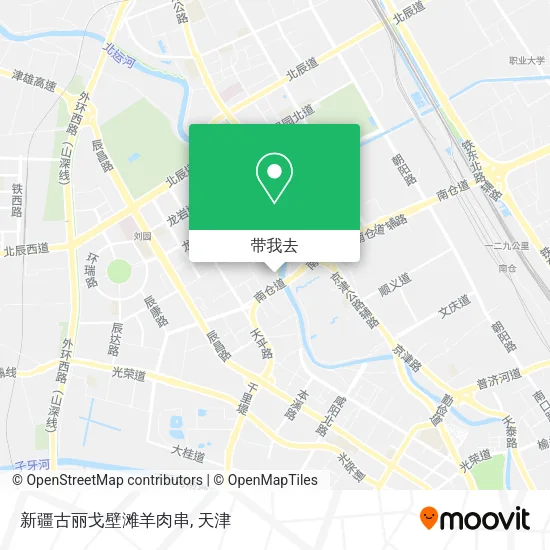 新疆古丽戈壁滩羊肉串地图