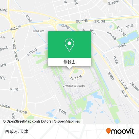 西减河地图