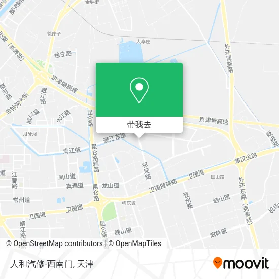 人和汽修-西南门地图