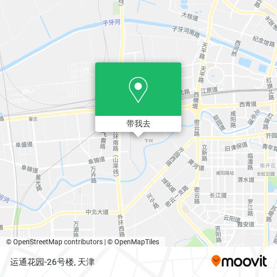 运通花园-26号楼地图
