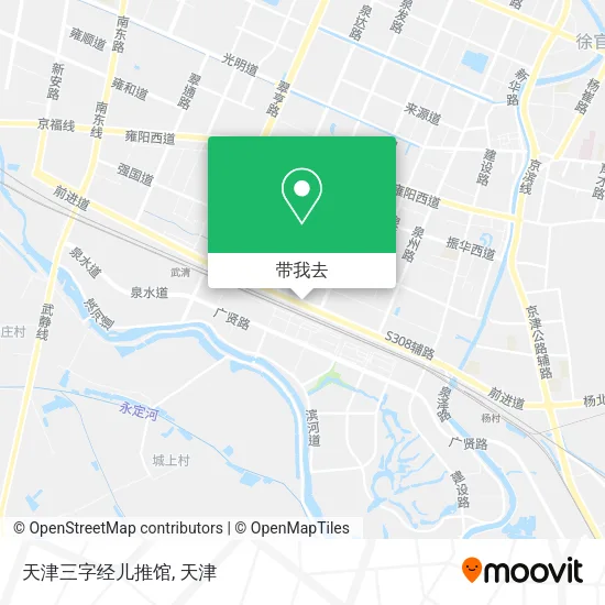 天津三字经儿推馆地图