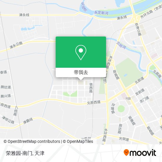 荣雅园-南门地图