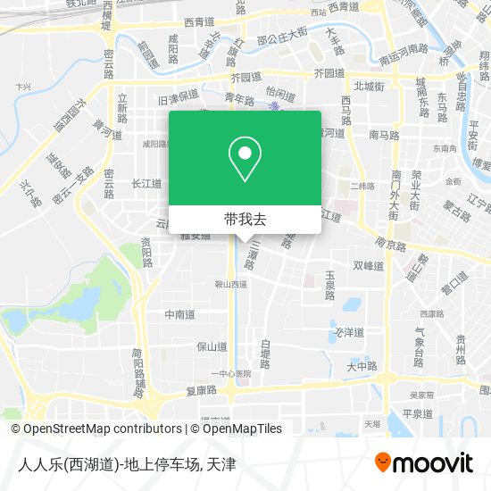 人人乐(西湖道)-地上停车场地图