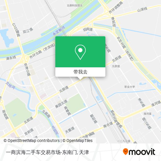 一商滨海二手车交易市场-东南门地图