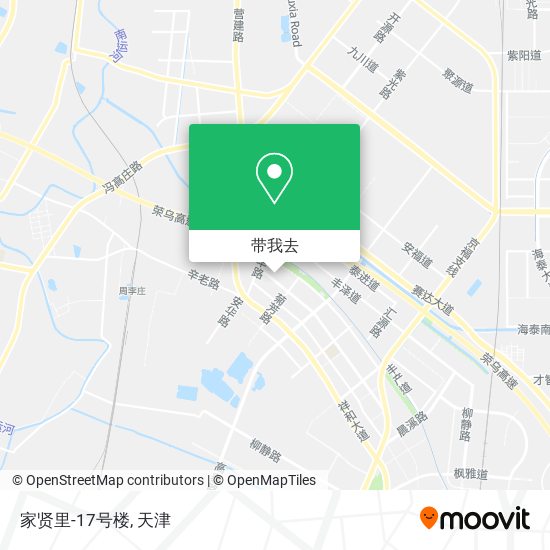 家贤里-17号楼地图