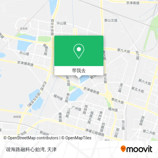 谐海路融科心贻湾地图