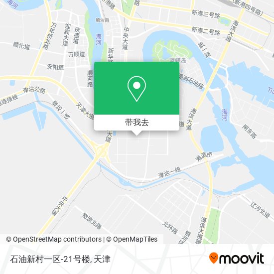 石油新村一区-21号楼地图