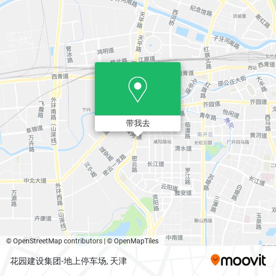花园建设集团-地上停车场地图