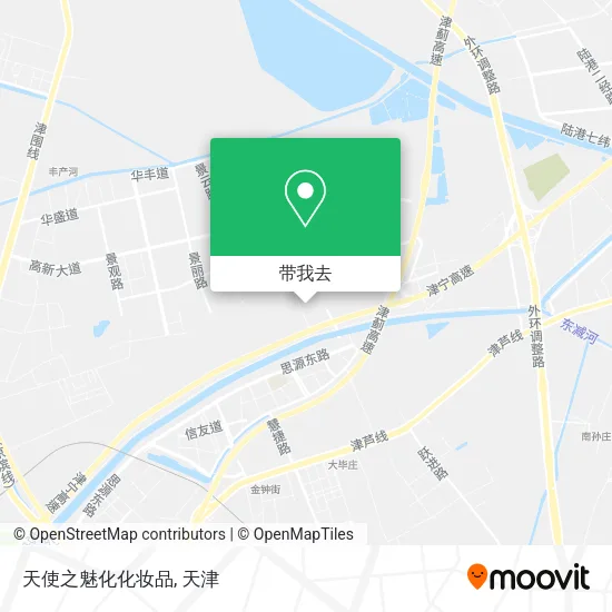 天使之魅化化妆品地图