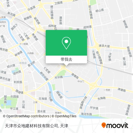 天津市众地建材科技有限公司地图
