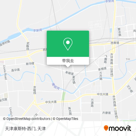 天津康斯特-西门地图