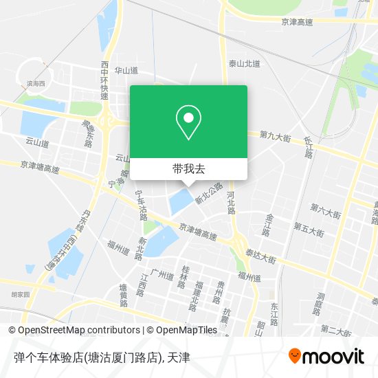 弹个车体验店(塘沽厦门路店)地图