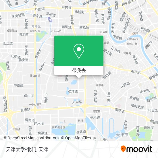 天津大学-北门地图