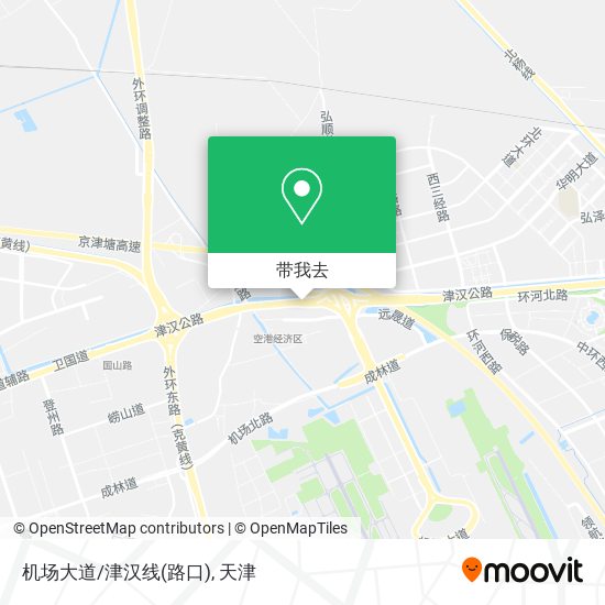 机场大道/津汉线(路口)地图