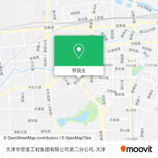 天津市管道工程集团有限公司第二分公司地图