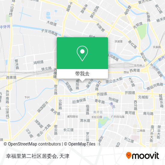 幸福里第二社区居委会地图