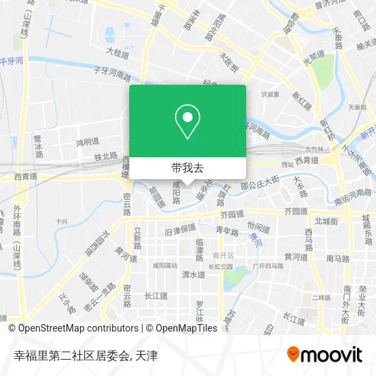 幸福里第二社区居委会地图
