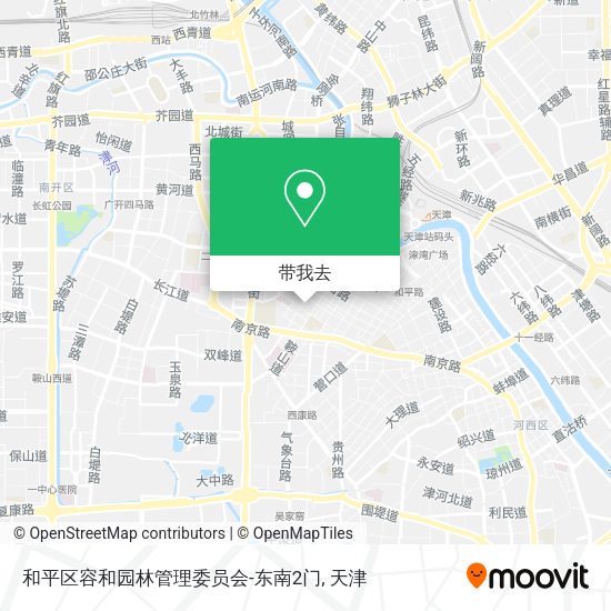 和平区容和园林管理委员会-东南2门地图
