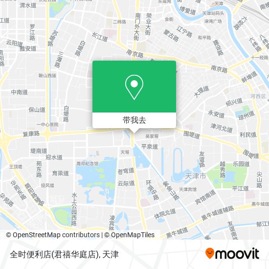 全时便利店(君禧华庭店)地图