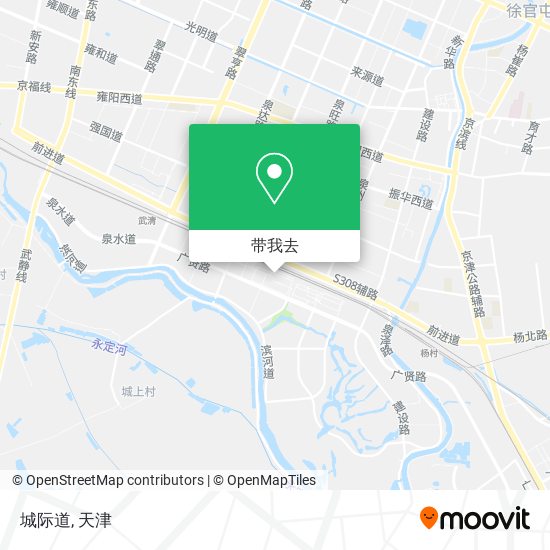 城际道地图