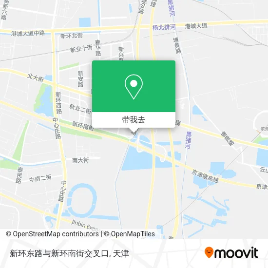 新环东路与新环南街交叉口地图