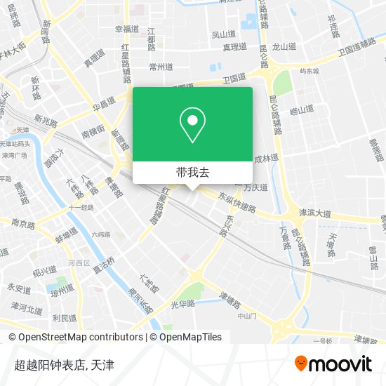 超越阳钟表店地图