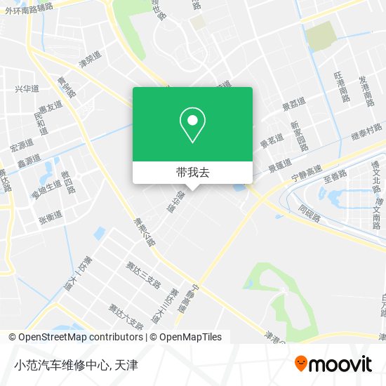 小范汽车维修中心地图