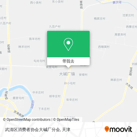 武清区消费者协会大碱厂分会地图