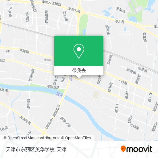 天津市东丽区英华学校地图