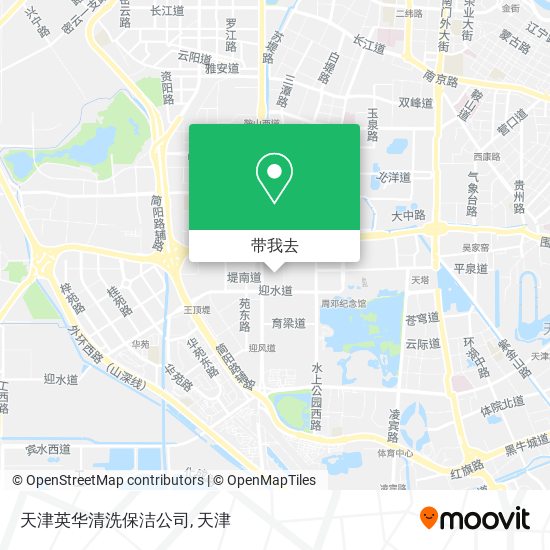天津英华清洗保洁公司地图