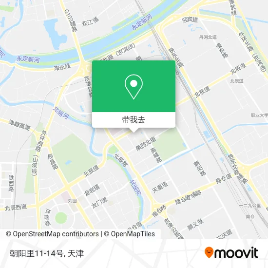 朝阳里11-14号地图