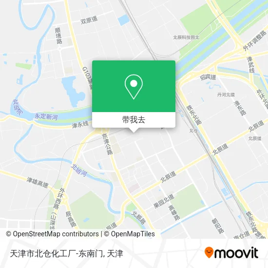 天津市北仓化工厂-东南门地图