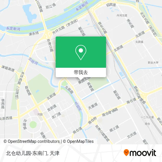 北仓幼儿园-东南门地图