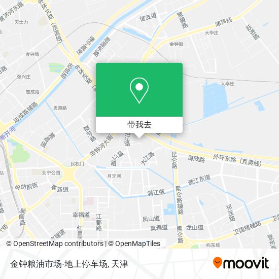 金钟粮油市场-地上停车场地图