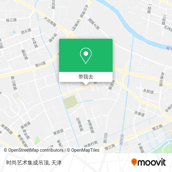 时尚艺术集成吊顶地图
