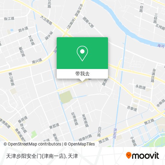 天津步阳安全门(津南一店)地图