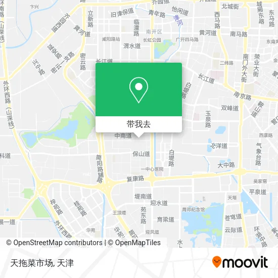 天拖菜市场地图