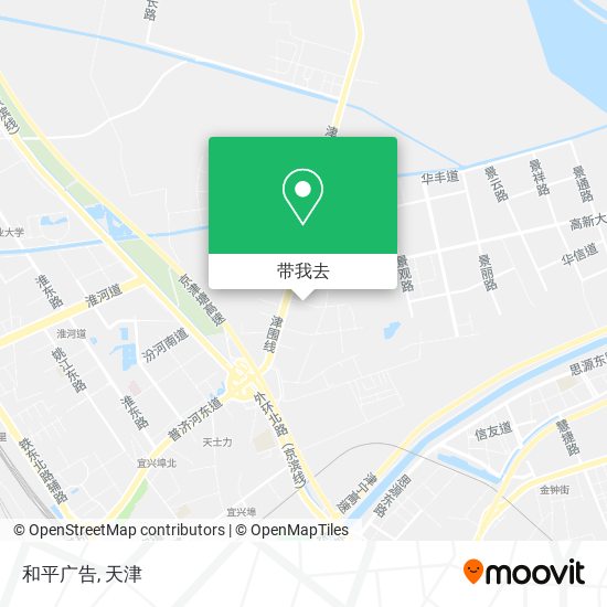 和平广告地图