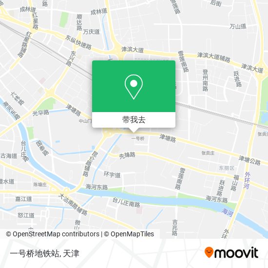一号桥地铁站地图
