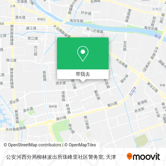 公安河西分局柳林派出所珠峰里社区警务室地图