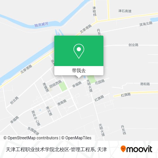 天津工程职业技术学院北校区-管理工程系地图