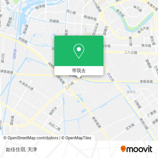 如佳住宿地图