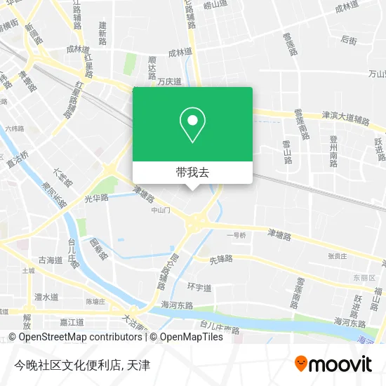 今晚社区文化便利店地图
