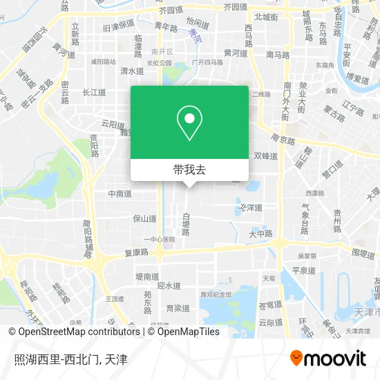 照湖西里-西北门地图