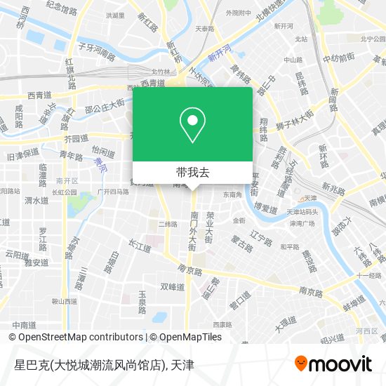 星巴克(大悦城潮流风尚馆店)地图