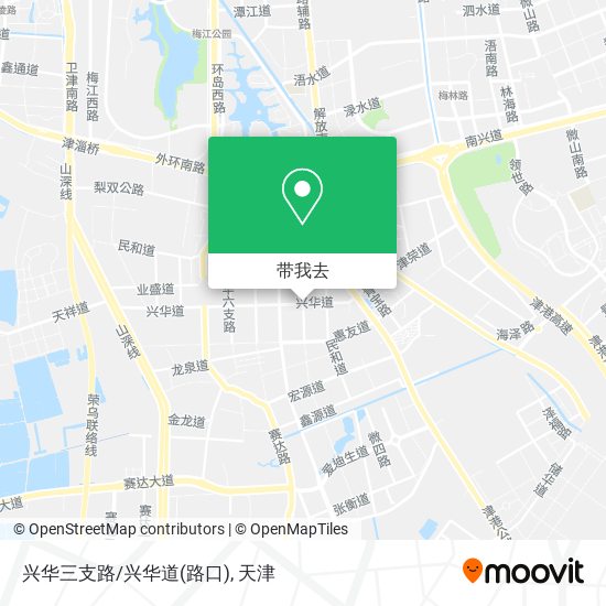 兴华三支路/兴华道(路口)地图